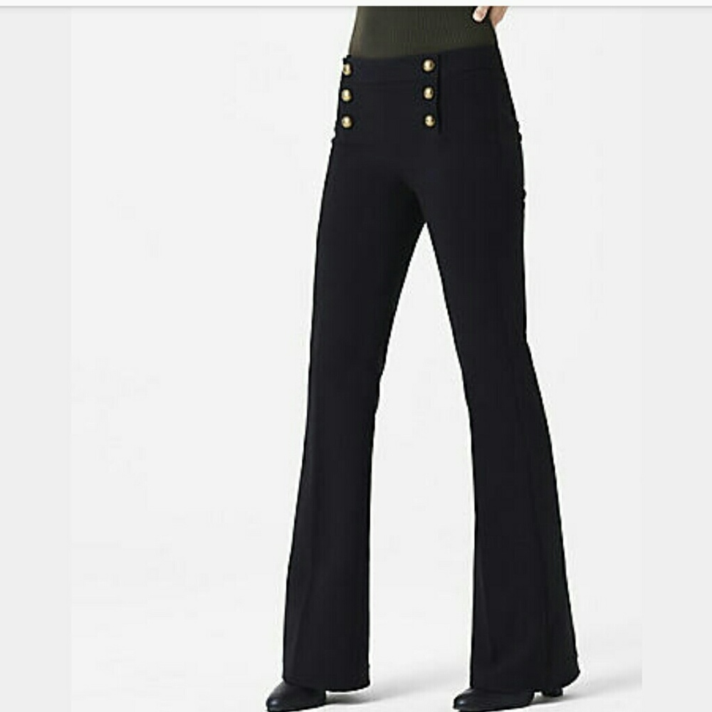 NWT Express Sailor Flare Dress Pants Black